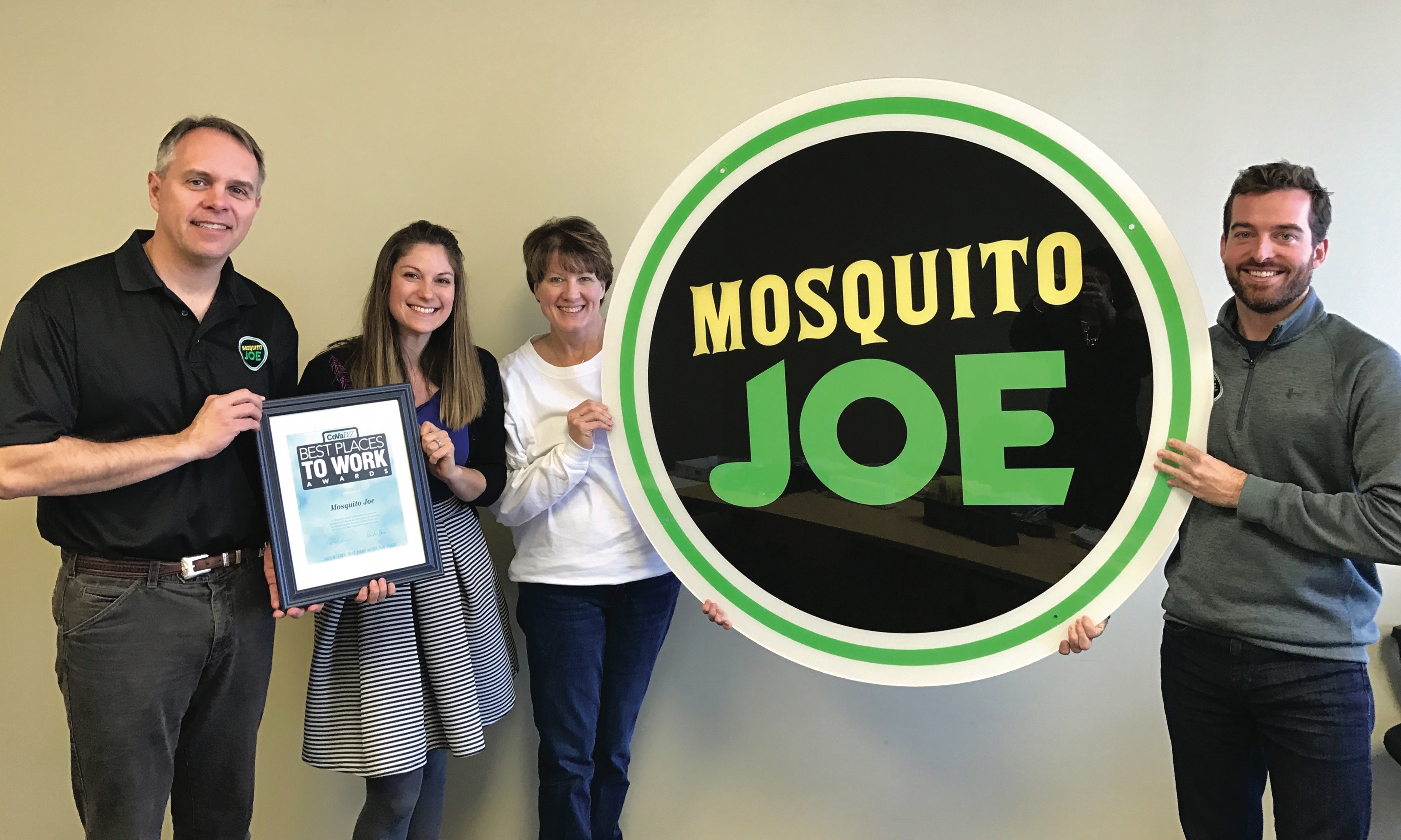 Mosquito Joe Award Presentation CoVaBiz Magazine
