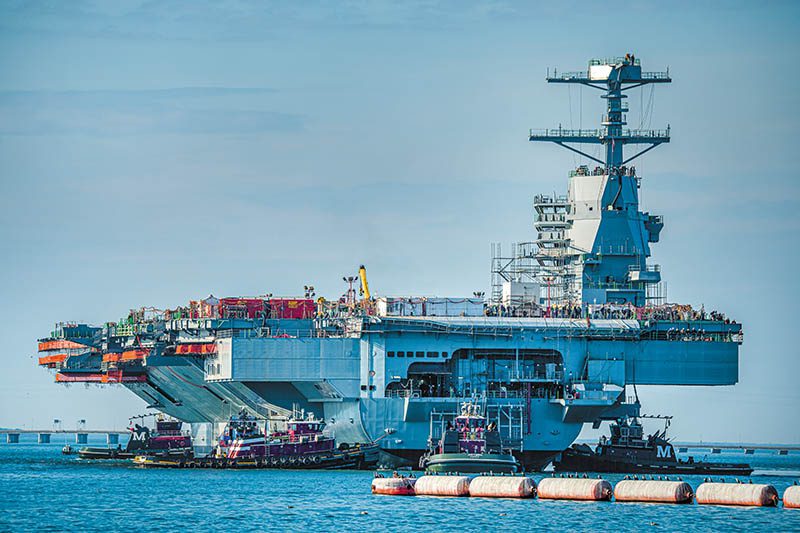 USS John F Kennedy Under Construction