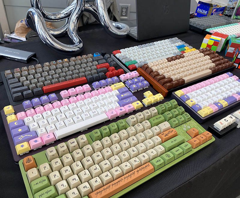 Keyboards, keyboards, keyboards &ndash; Courtesy of Paul Chin Jr.